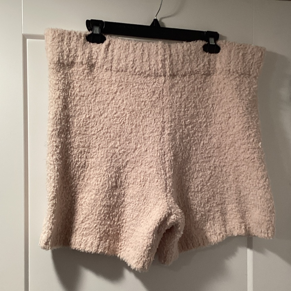 SKIMS Cozy Knit Short Bone Cream Bouclé Lounge Shorts 4X 5X SK-SH-0141